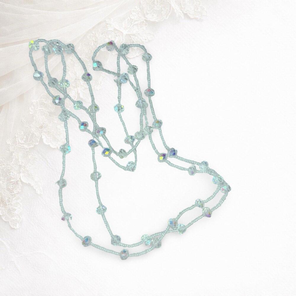 643. Plastic Aurora Borealis Necklace